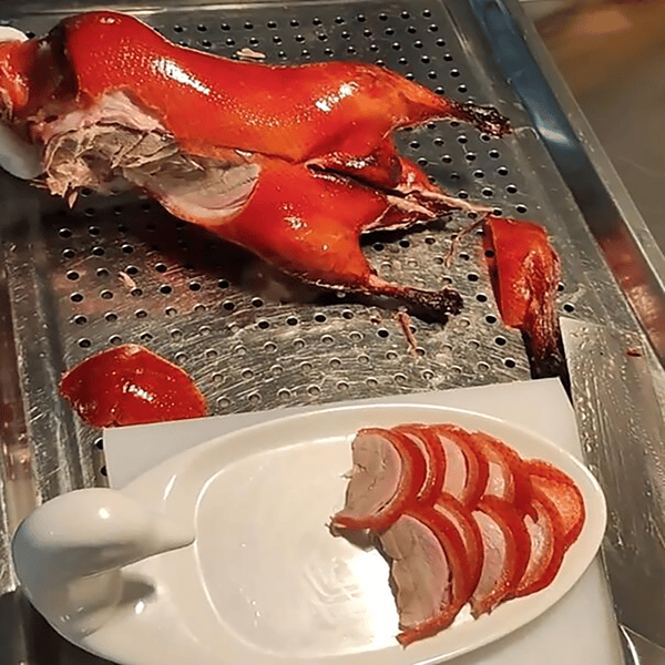 Beijing Roast Duck crispy skin finished dish