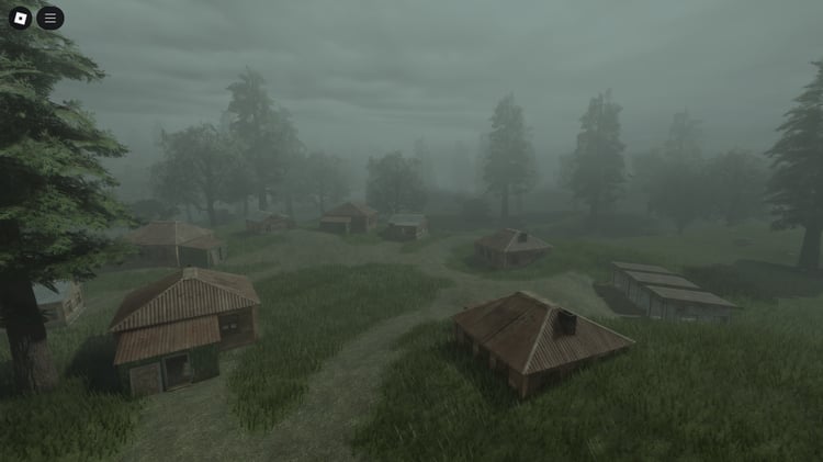 Overview of Warzone Siberian map with hills and valleys