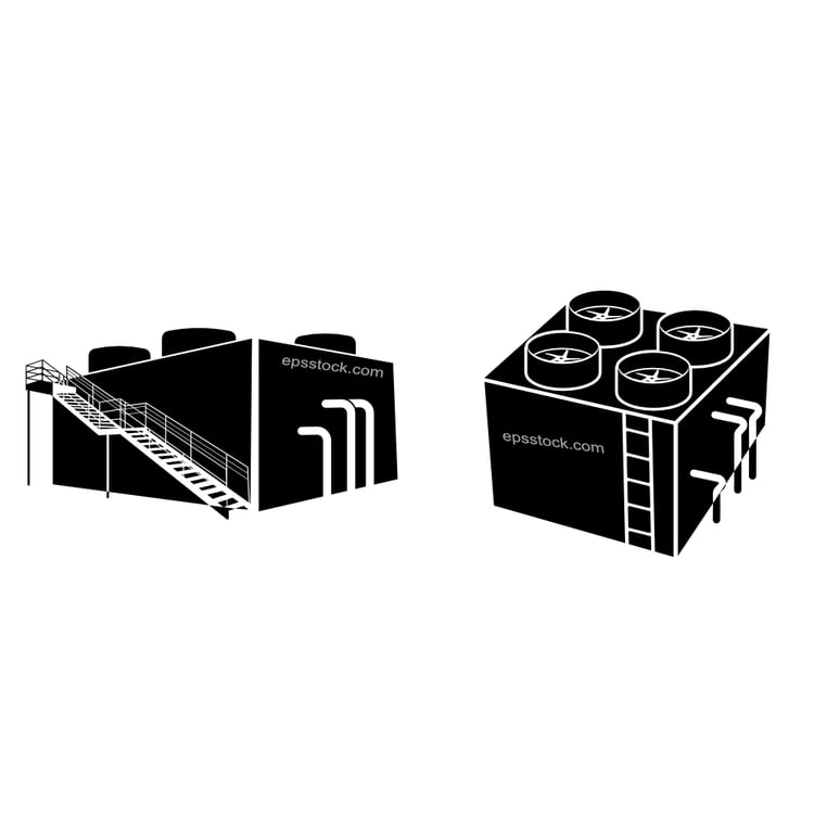 factory cooling tower