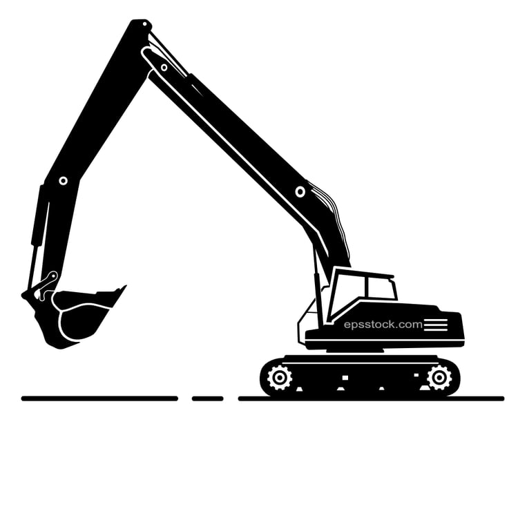 Long-reach excavator