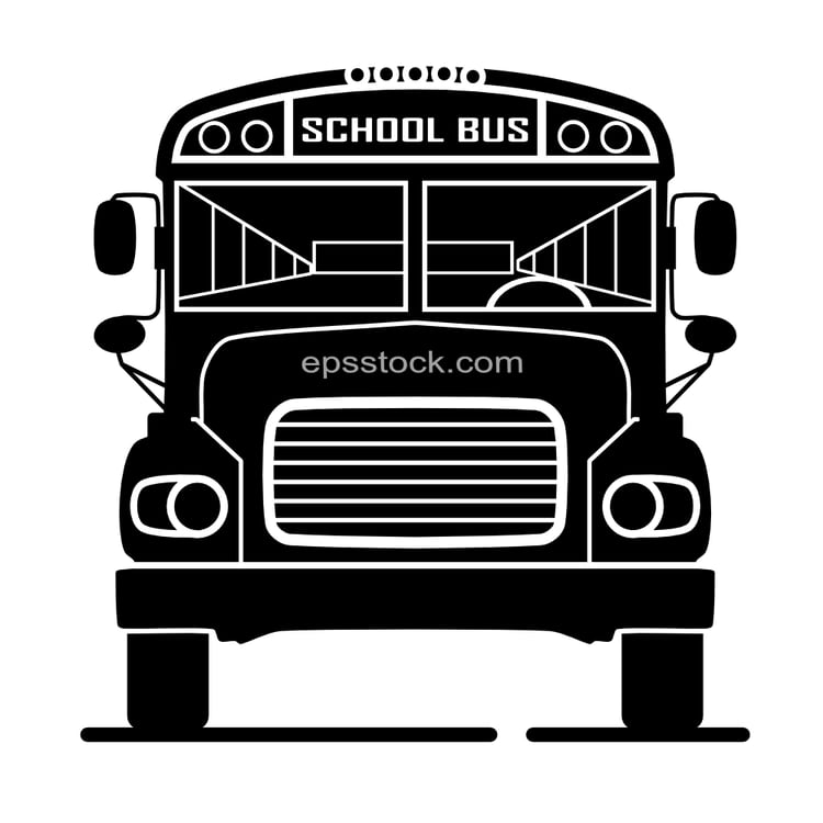 School Bus front view