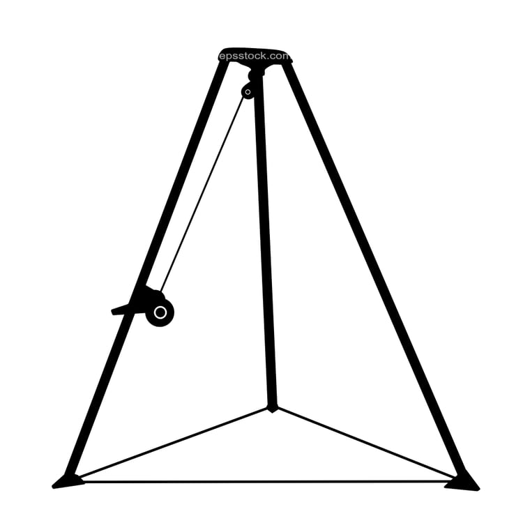 Confined Space Rescue Tripod