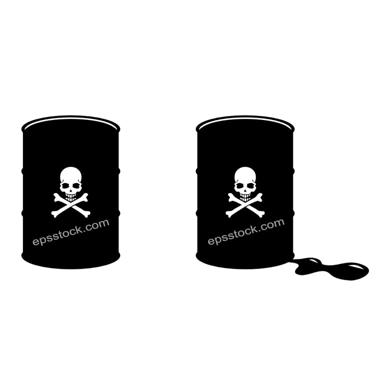 Chemical container symbol