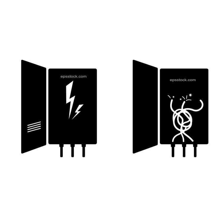electrical distribution board panel box