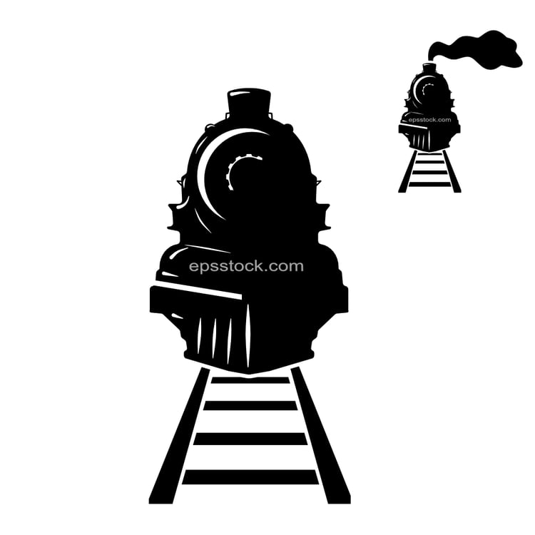 Retro Rail Train front view