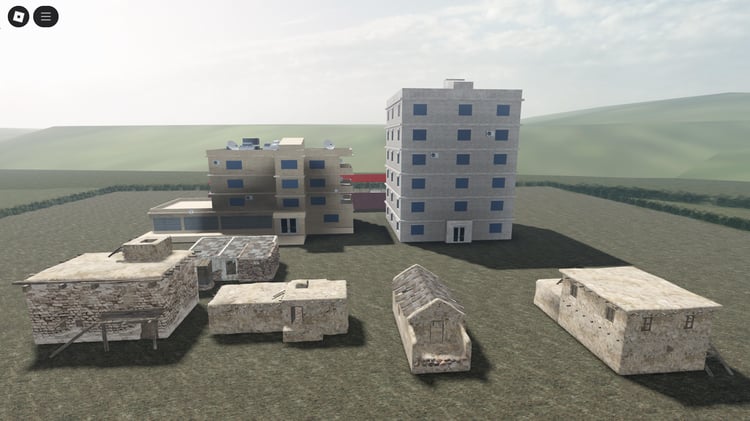 Destroyed house model from War Ruins Pack