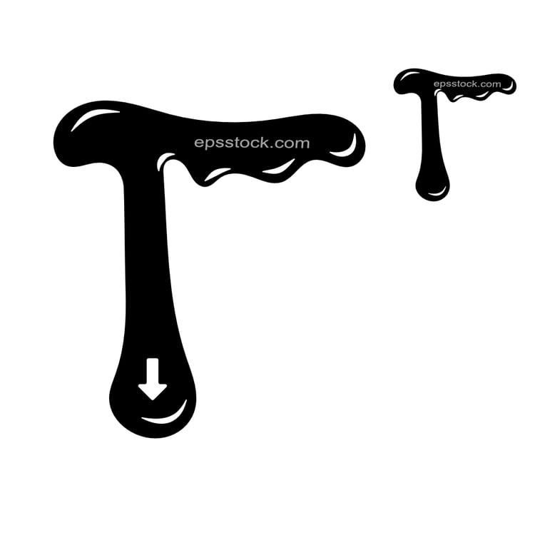 oil price down symbol