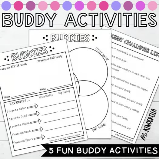 Big Buddy Little Buddy Activity Set
