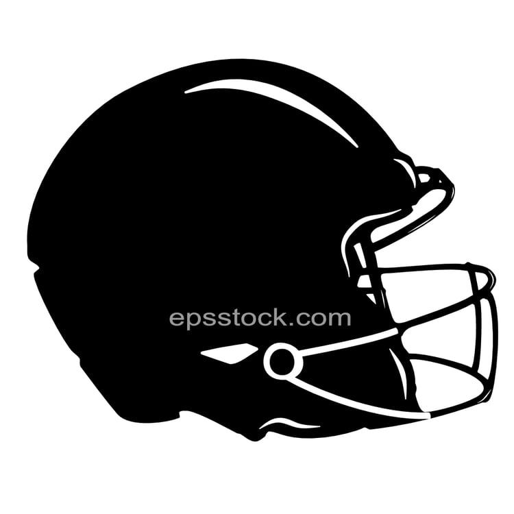 American football helmet symbol