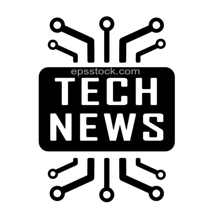 tech news, lettering