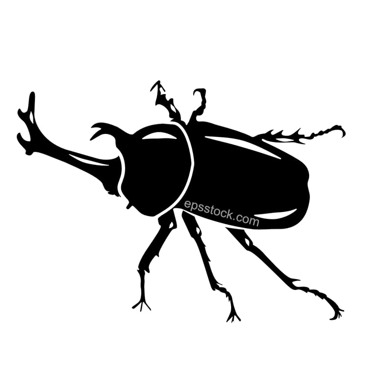 Japanese Rhinoceros beetle symbol