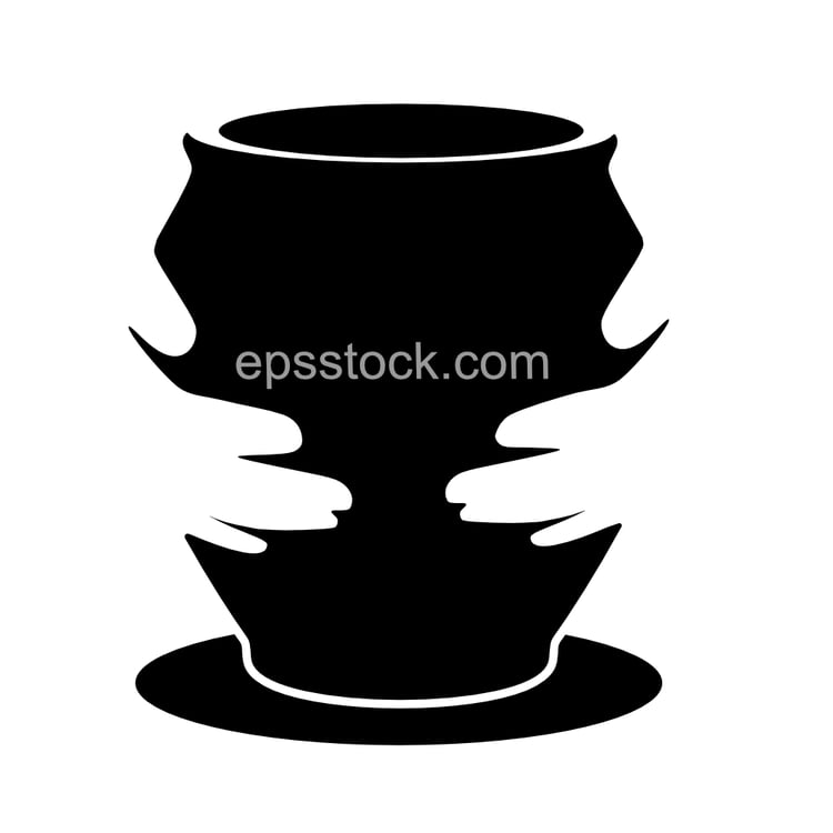 handmade earthenware symbol