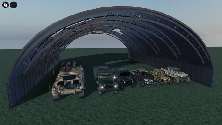 Overview of all seven military vehicles in Roblox