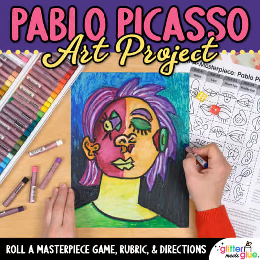 Hispanic Heritage Month Activities: Pablo Picasso Art Lesson, Roll a Dice Game