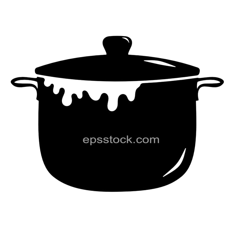Boiling pot symbol