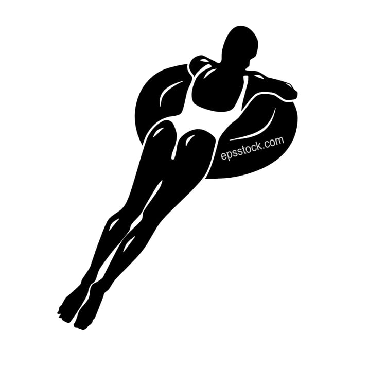 woman in Swimming Ring