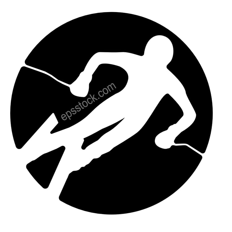 Ski resort symbol