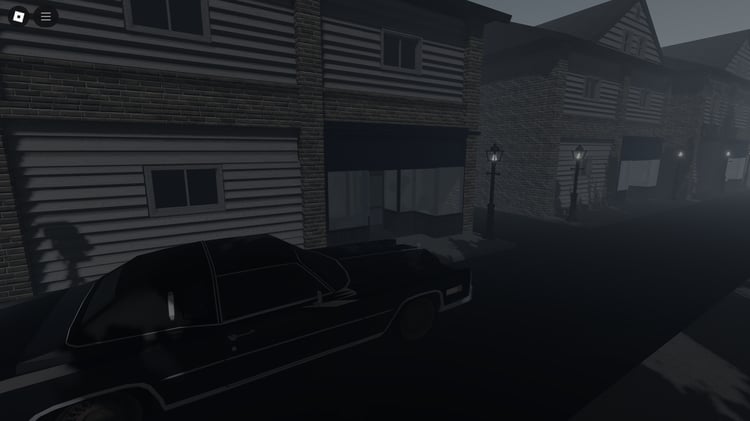 Exterior view of The Robin Bar with vintage cars