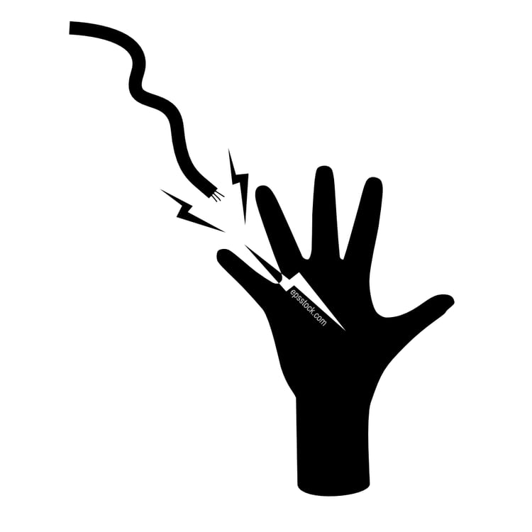 high voltage electric shock