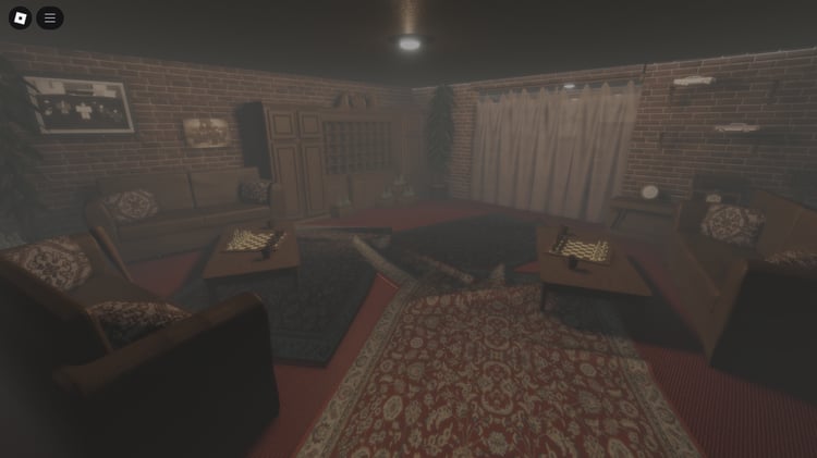 Close-up of vintage furniture and room details
