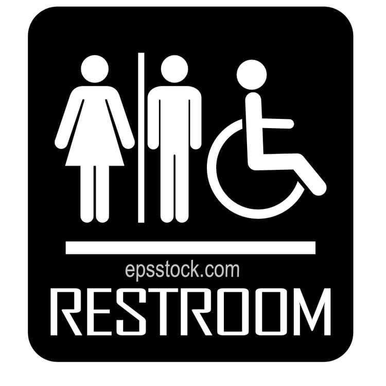 Restroom symbol