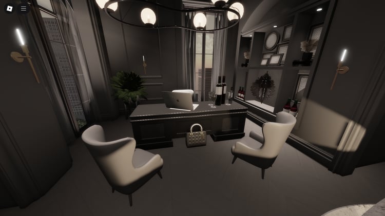 Fully interior kitchen with working food tools