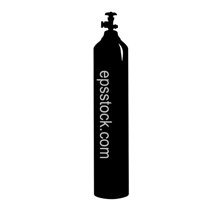 industrial gas cylinder