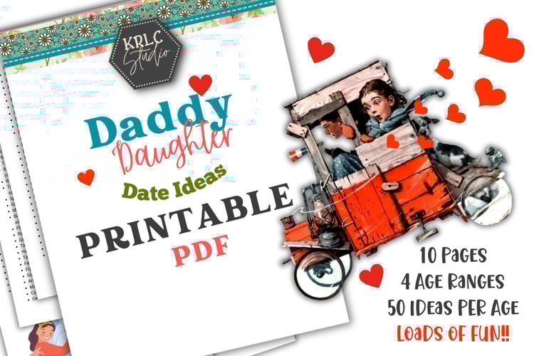 Daddy-Daughter Date Ideas PDF - KRLC Studio Cover