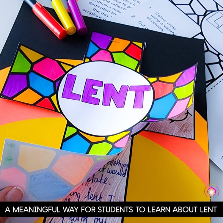 Lent | My Lenten Promise Craft & Catholic Religion Activity