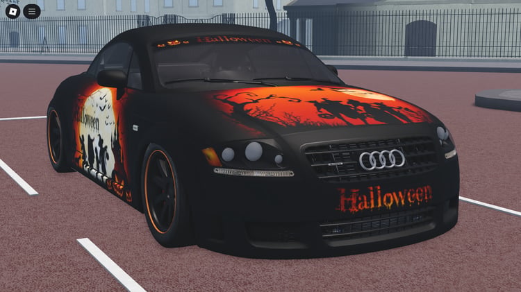 Roblox Audi TT Halloween Edition exterior view