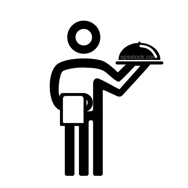 Waiter symbol