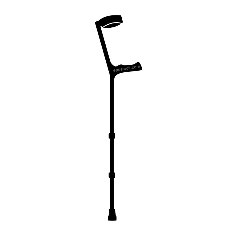 Walking crutches