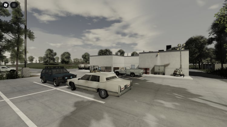 Breaching exercise zone in Roblox forest