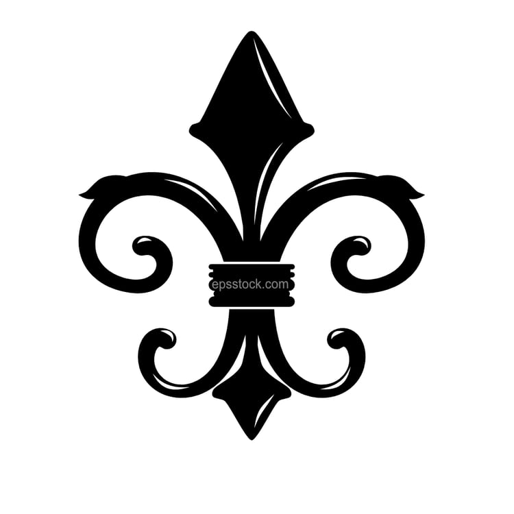 Medieval Fleur De Lis Symbol