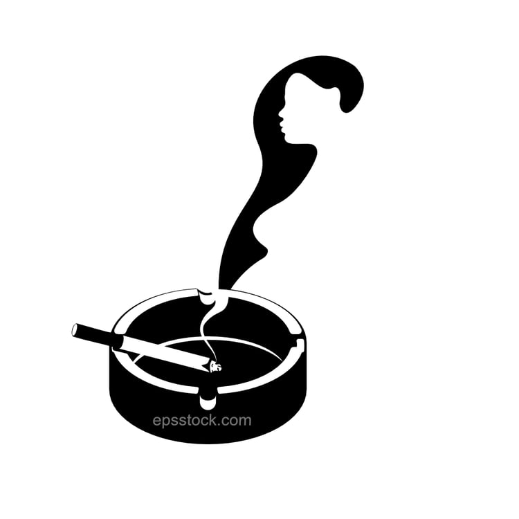 No smoking sign, dangerous for pregnant women