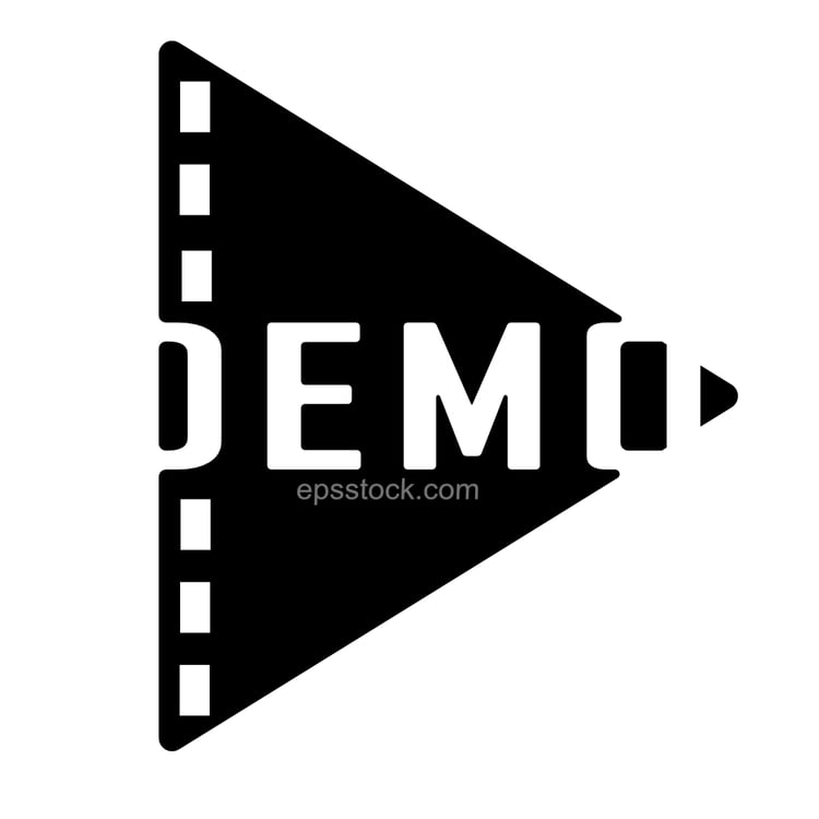 Demo video emblem