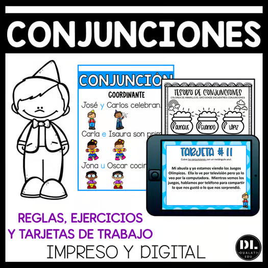 Conjunciones | Conjunctions Spanish