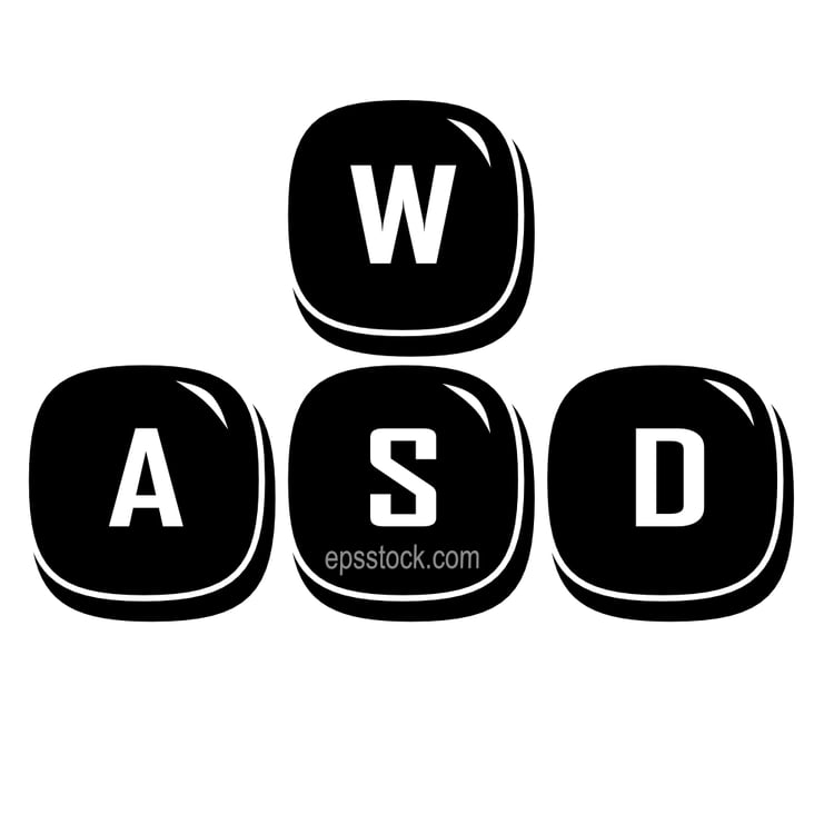 game control wasd keyboard buttons