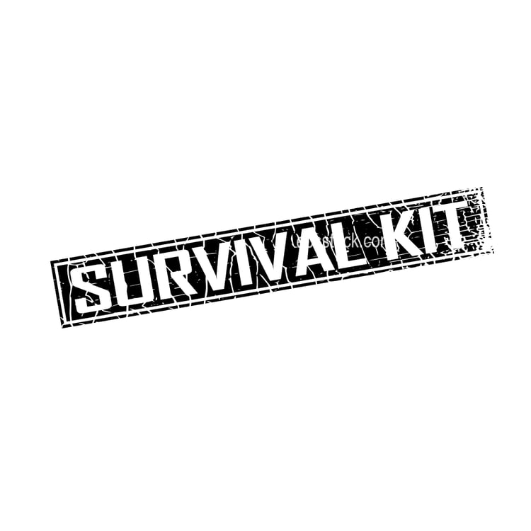 Survival kit stamp