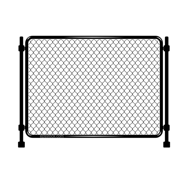 Chain link fence