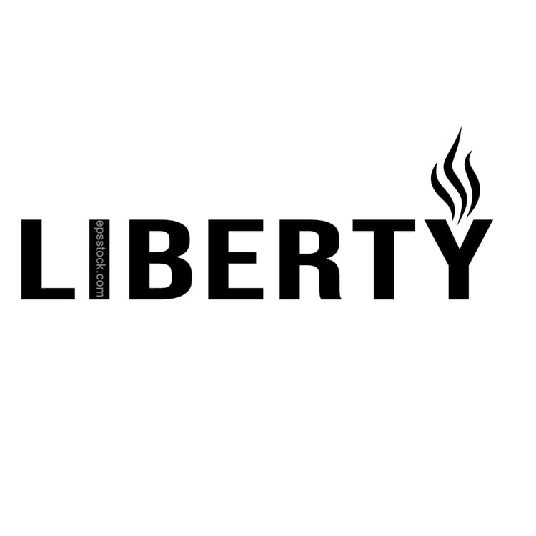 liberty lettering
