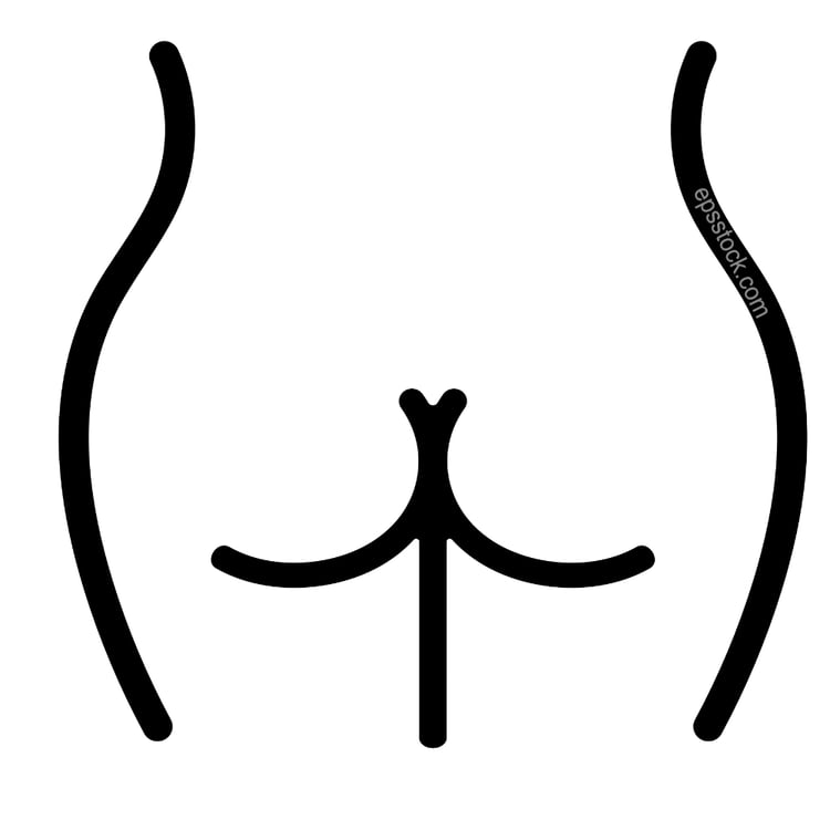 Curvy woman naked back