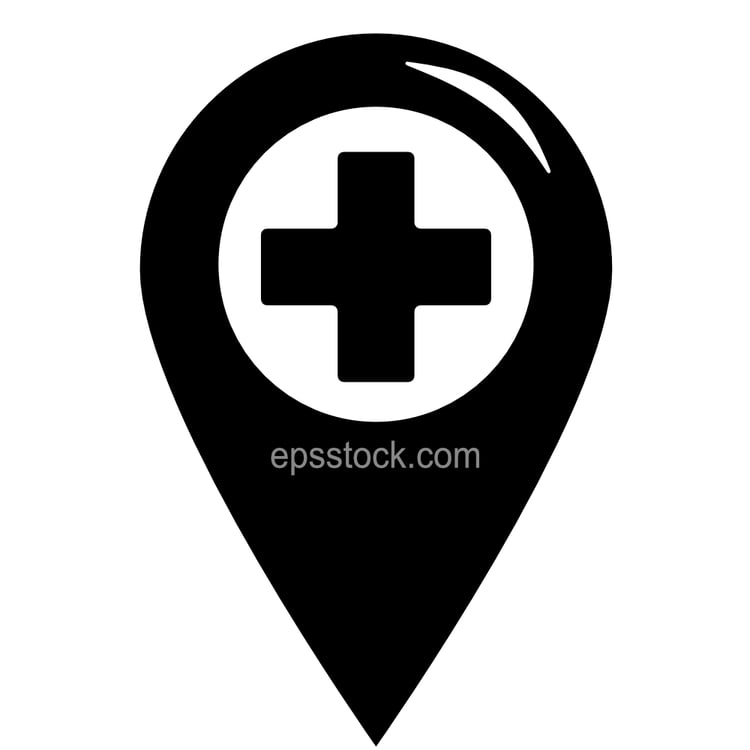 Hospital Map Marker