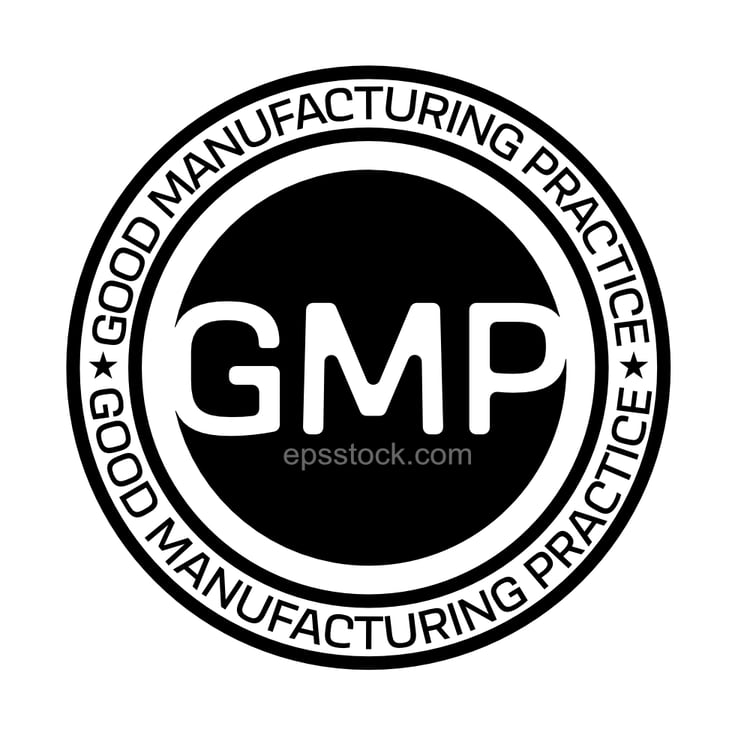 GMP Good Manufacturing Practice stamp