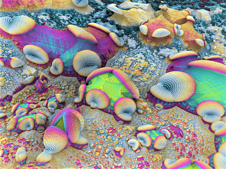 Algorithmic Art, Software Generated 3D Fractal Art