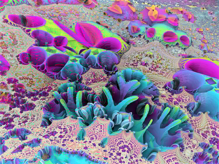 Algorithmic Art, Software Generated 3D Fractal Art