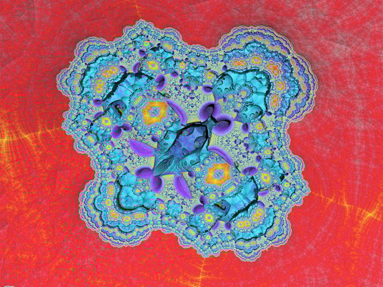 Mathematical Art, Software Generated 3D Fractal Art