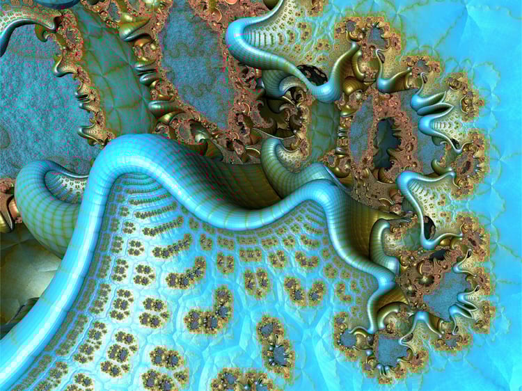 Generative Digital Art, Software Generated 3D Fractal Art