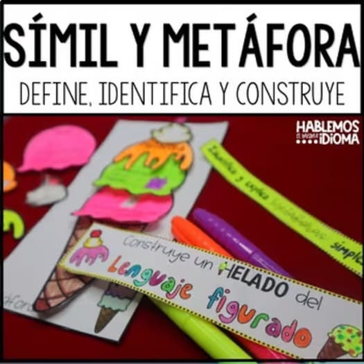Símil y metáfora | Lenguaje figurado | SPANISH Figurative language