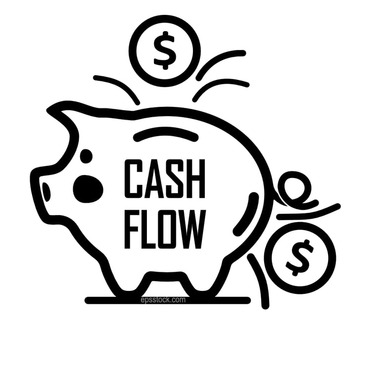 cash flow emblem
